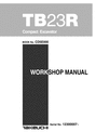 Thumbnail Takeuchi Excavator TB23R Workshop Manual