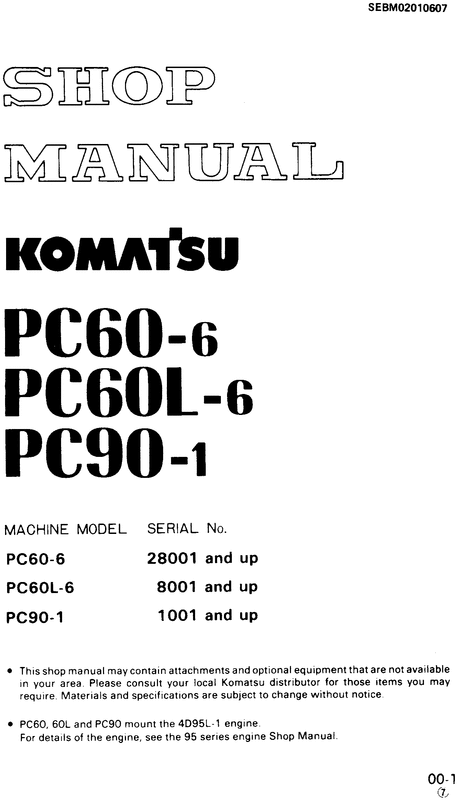 Product picture Komatsu Pc60-6 Pc60l-6 Pc90-1 