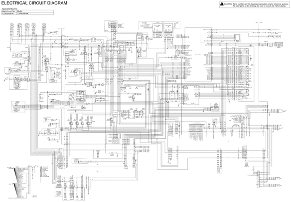 Product picture Hitachi ZX85USB-5A ZX85US electrical circuit Manual