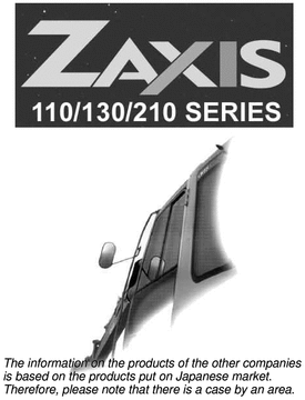 Product picture Hitachi ZX110 130 210 Product Info